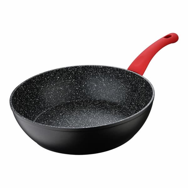 Wok Pande San Ignacio Toledo SG-6252 Ø 28 cm Sort Aluminium