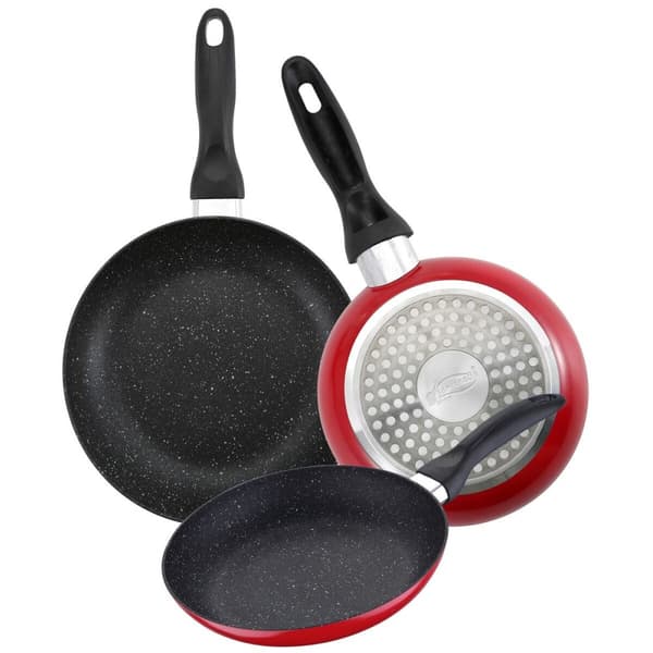 Sett med panner San Ignacio Rød Aluminium