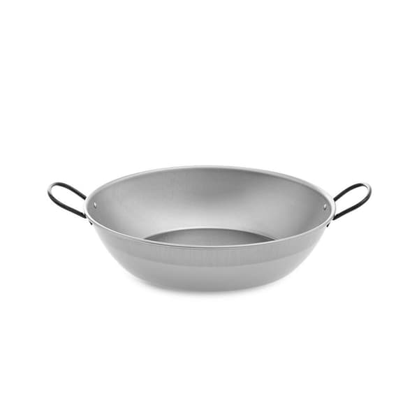 Dyp Panne med Håndtak Vaello Polert Stål (Ø 30 cm)