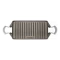 Miniatyrbilde 2 av 2: Grillplate Vaello Rektangulær Grå Støpejern (27 x 21 cm)