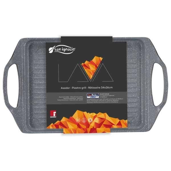 Grill San Ignacio Lava Aluminium 45 x 27 cm Grå