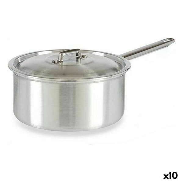 Gryte med Lokk Kinvara 100021 Sølv Aluminium 3 L 22 x 12 x 38 cm (10 enheter)