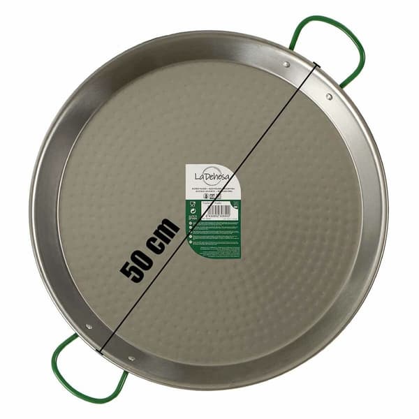 Panne Ø 50 cm Polert Stål (4 enheter)