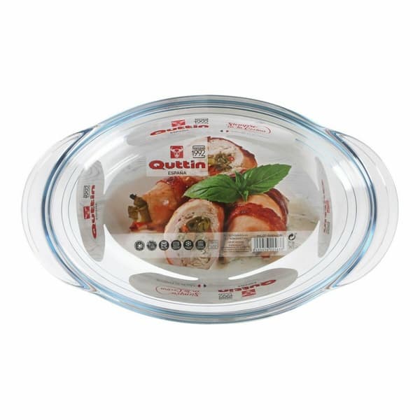 Gryte med lokk Quttin 63095 Glass 33 x 20 x 13 cm (3L + 1L)