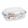 Miniatyrbilde 6 av 6: Gryte med lokk Quttin 63096 Glass 32,8 x 19,7 x 13 cm (3L + 1,5L)