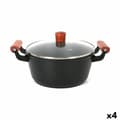 Miniatyrbilde 1 av 2: Gryte med glasslokk Quttin Doha 34 X 24 X 13 CM (4 enheter)