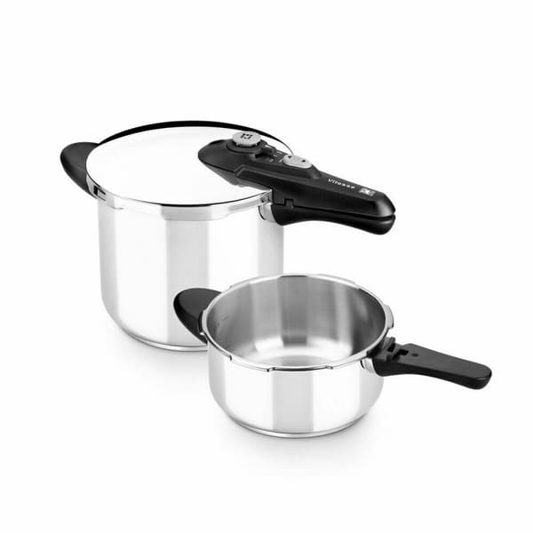 Trykk koker BRA A185105 Rustfritt stål 4 L Ø 22 cm