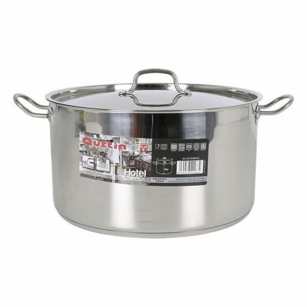 Kastikepannu ruostumattomasta teräksestä ja kansi Quttin - ø 38 x 19 cm