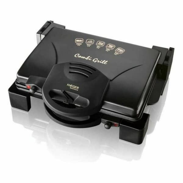 Grill Haeger GR-190.008A 1900W Musta Ruostumaton teräs