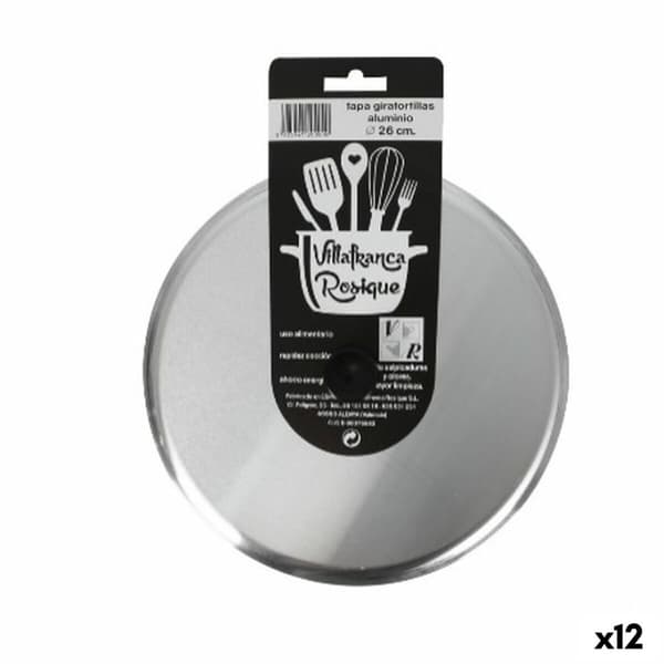 Paistinpannun kansi VR Hopeinen Ø 27 cm Alumiini (12 osaa)