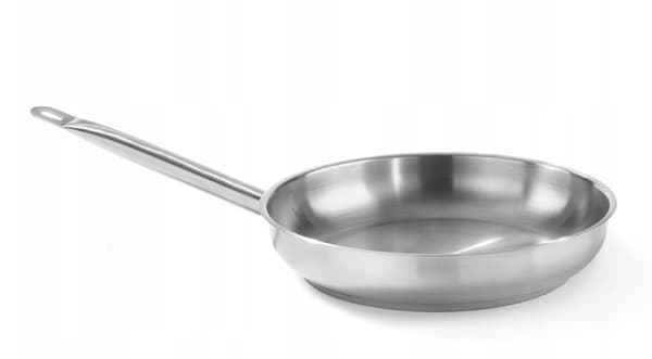 Stekpanna 24 cm för alla spisar, rostfritt stål, non-stick.