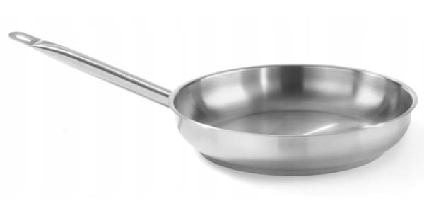 Stekpanna 24 cm för alla spisar, rostfritt stål, non-stick.