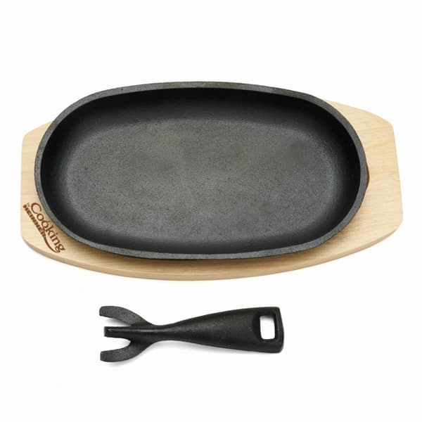 PLATOU SERV FONTA OVAL 24X14CM,BAZA LEMN