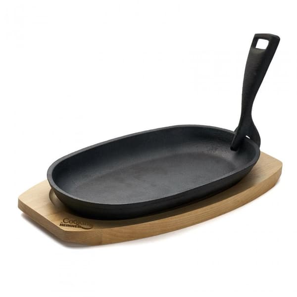 PLATOU SERV FONTA OVAL 24X14CM,BAZA LEMN