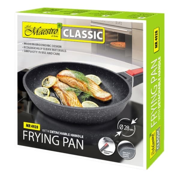 Feel-Maestro MR-4928 stekpanna Wok/Stir-Fry Panna Rund