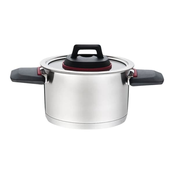 Kannellinen vuoka Feel Maestro MR-3530-22 Punainen musta Teräs Ruostumaton teräs Muovinen Ø 22 cm 4,2 L