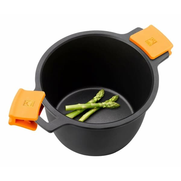 Kastrull med glaslock BRA A273907 Svart Metall Aluminium Smitt aluminium gjuta aluminium (1 antal)