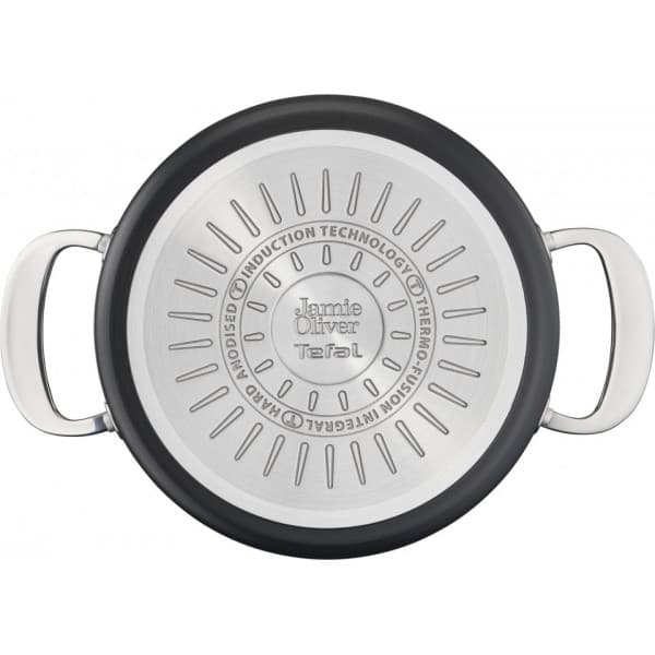 Tefal Jamie Oliver Cook's Classics HA-kasserolle, 24 cm/5,2 L, sort