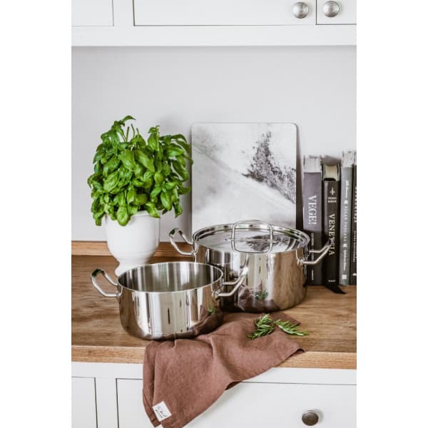 Heirol Steely Classic Triply -kastrull, 20 cm/3 L