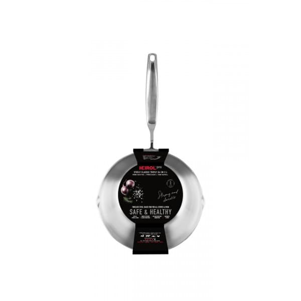 Heirol Steely Classic Triply -gryde, 24 cm/3 L