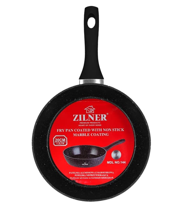 DEEP STEGEPADE 16CM 0,8L med MARMORBEHANDLING ZILNER ZL-7702
