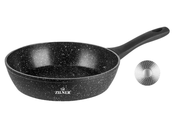 DEEP STEGEPADE 16CM 0,8L med MARMORBEHANDLING ZILNER ZL-7702