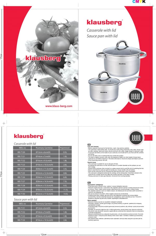 P?LSE 1,0L 14CM KLAUSBERG KB-7132