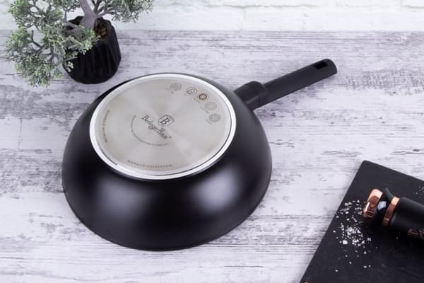 DEEP WOK-STEGEPANDE MED TITANIUM-BEHANDLING 28CM BERLINGER HAUS MONACO BH-7091