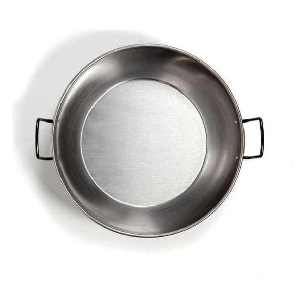 Djup stekpanna med handtag Vaello Putsat stål (Ø 38 cm)