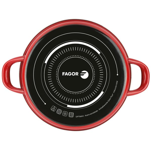 Vuoka FAGOR Optimax Punainen Emaloitu teräs (Ø 24 x 13 cm)