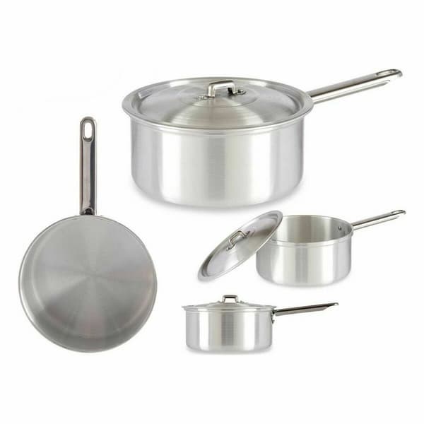 Kannellinen kattila Kinvara 100020 Hopeinen Alumiini 2 L 20 x 12 x 35,5 cm (10 osaa)