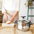Pikkukuva 4 / 5: Painekeitin BRA A185501 4,5 L Metalli Ruostumaton teräs Bakeliitti