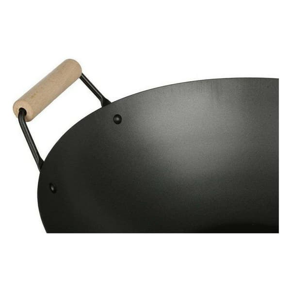 Wok Pande Secret de Gourmet Sort Rustfrit stål Ø 35 cm