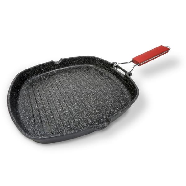 MO-grillpanna med vikbart handtag 28cm ind