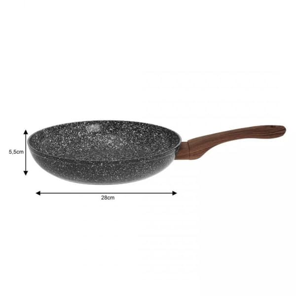 GRANIITTINEN PAISTANPA 28cm GRANIITTIPUU KINGHOFF KH-1029