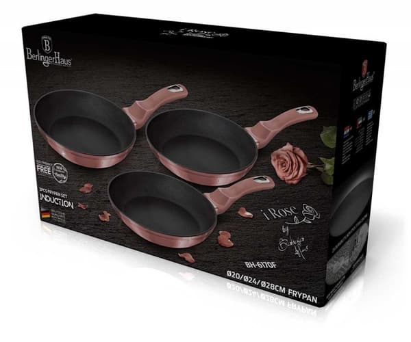 SET MED 3 PANOR 20/24/28CM BERLINGER HAUS BH-6170 I-ROSE