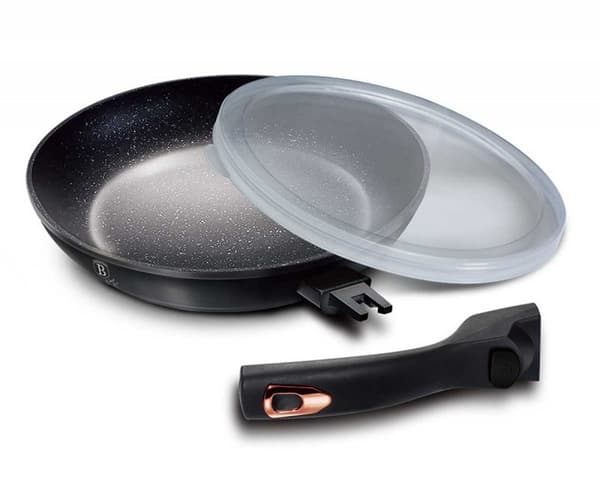 GRANIT STEEKPANA 28cm BERLINGER HAUS BLACK ROSE BH-1952