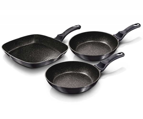SET MED 3 BERLINGER HAUS BH-6904 CARBON PRO GRANIT PANOR