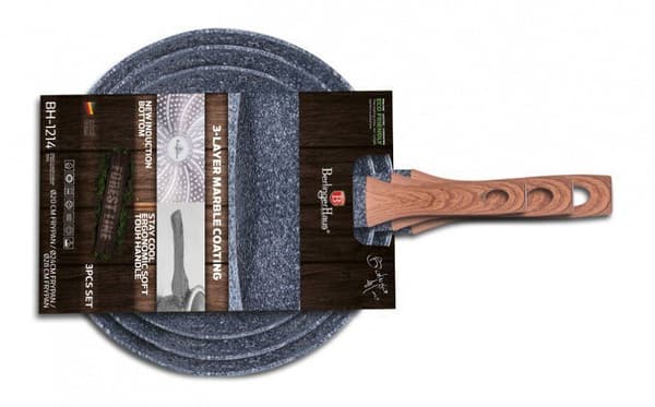 SET MED 3 BERLINGER HAUS BH-1214 GRANITPANOR