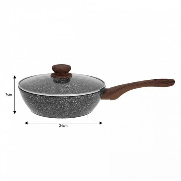 GRANITWOK 24cm GRANITTRÄ KINGHOFF KH-1583