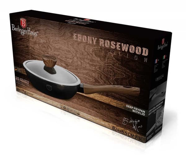 GRANIT STEEKPANA 24cm BERLINGER HAUS BH-1718 EBONY ROSEWOOD
