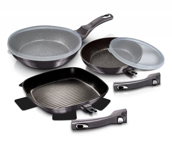 SET MED 3 BERLINGERHAUS BH-7048 GRANITPANOR