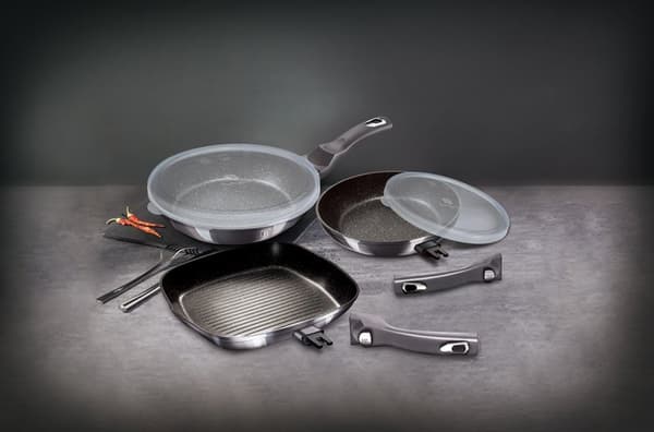 SET MED 3 BERLINGERHAUS BH-7048 GRANITPANOR