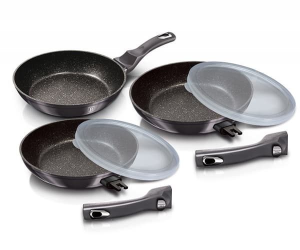 SET MED 3 BERLINGERHAUS BH-7055 GRANITPANOR