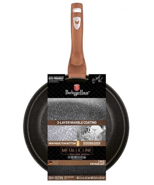 SET MED 2 BERLINGER HAUS ROSE GULD GRANIT PANOR BH-1611