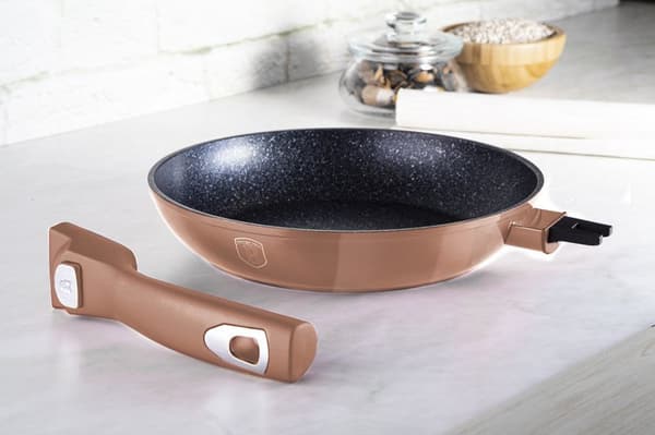 GRANIT STEEKPANA 28cm BERLINGER HAUS BH-1949 ROSE GULD