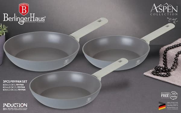 BERLINGER HAUS BH-7075 ASPEN TITANIUM STEGSÆT