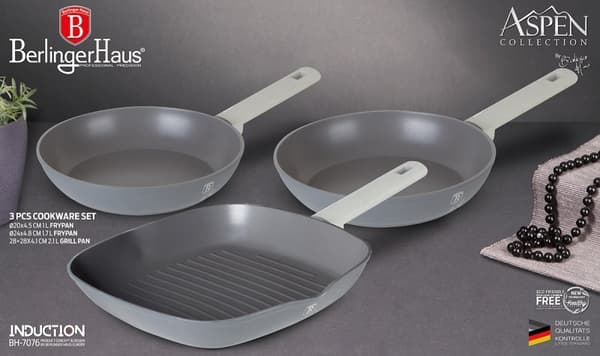 BERLINGER HAUS BH-7076 ASPEN TITANIUM STEGSÆT
