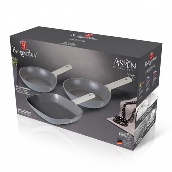 BERLINGER HAUS BH-7076 ASPEN TITANIUM STEGSÆT