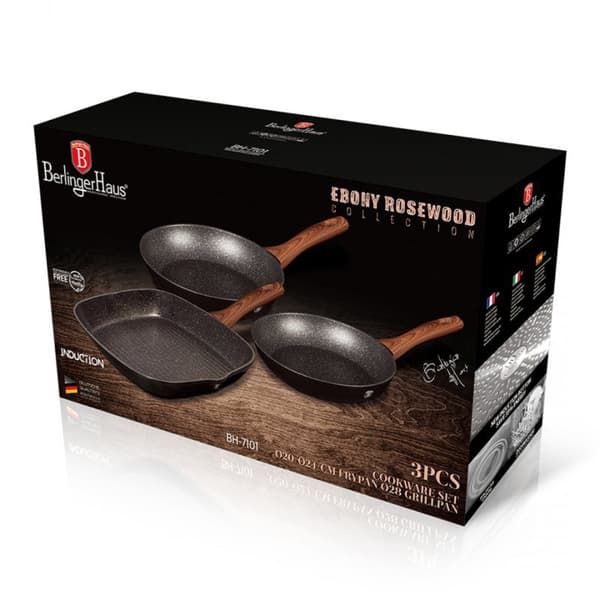 SET MED 3 BERLINGER HAUS BH-7101 GRANITPANOR